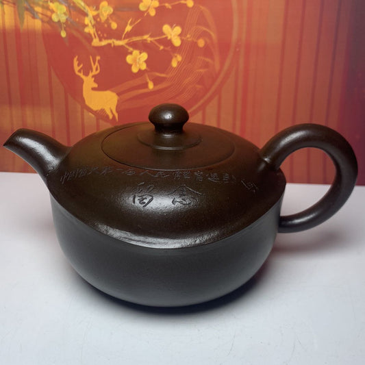 Vintage Chinese Yixing Purple Clay Teapot Zisha Ceremony Fashion Gift Teaware