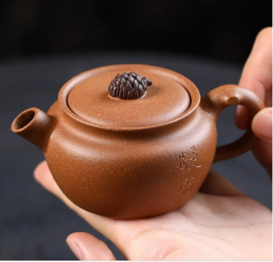 140cc chinese Yixing Handmade Zisha teapot Duan clay SongGuo Gongfu Tea pot