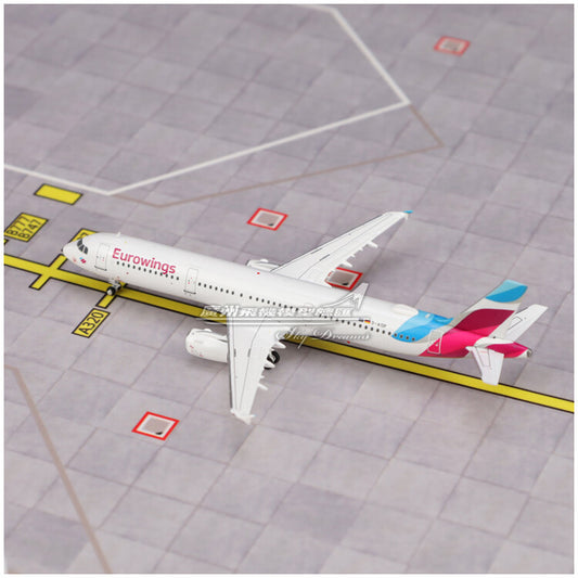 1:400 JC Wings Eurowings AIRBUS A321 Passenger Airplane Diecast Aircraft Model