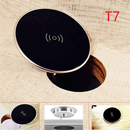 Phone Wireless Fast Charger Furniture Table Desktop Embedded For Apple HUAWEI