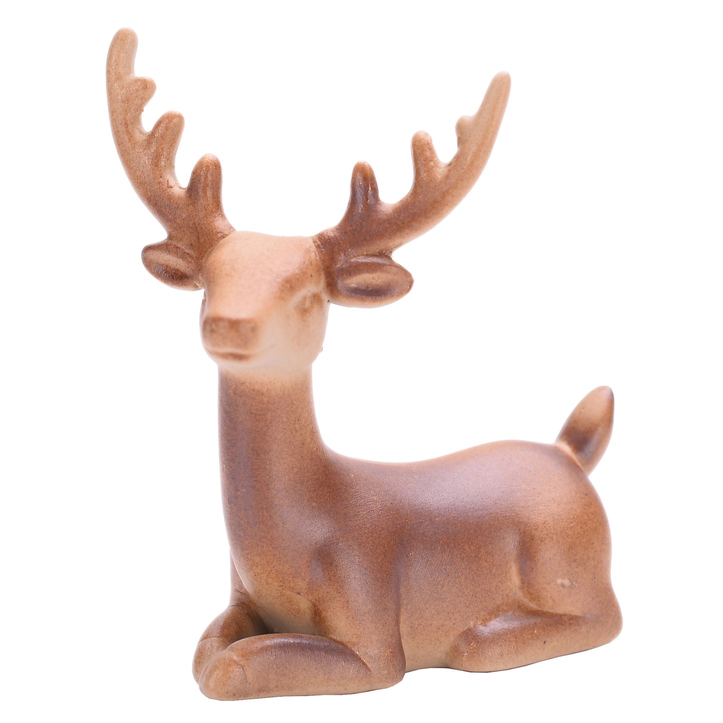 Deer Statue Small Size Ceramic Tea Pet Table Decoration For Microlandscape New