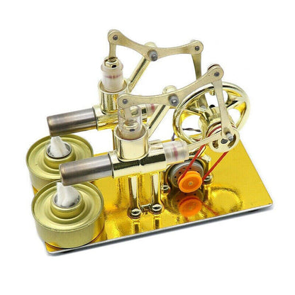 Balance Sterling Engine Miniature Model Steam Power Experimental Toy Model Prop