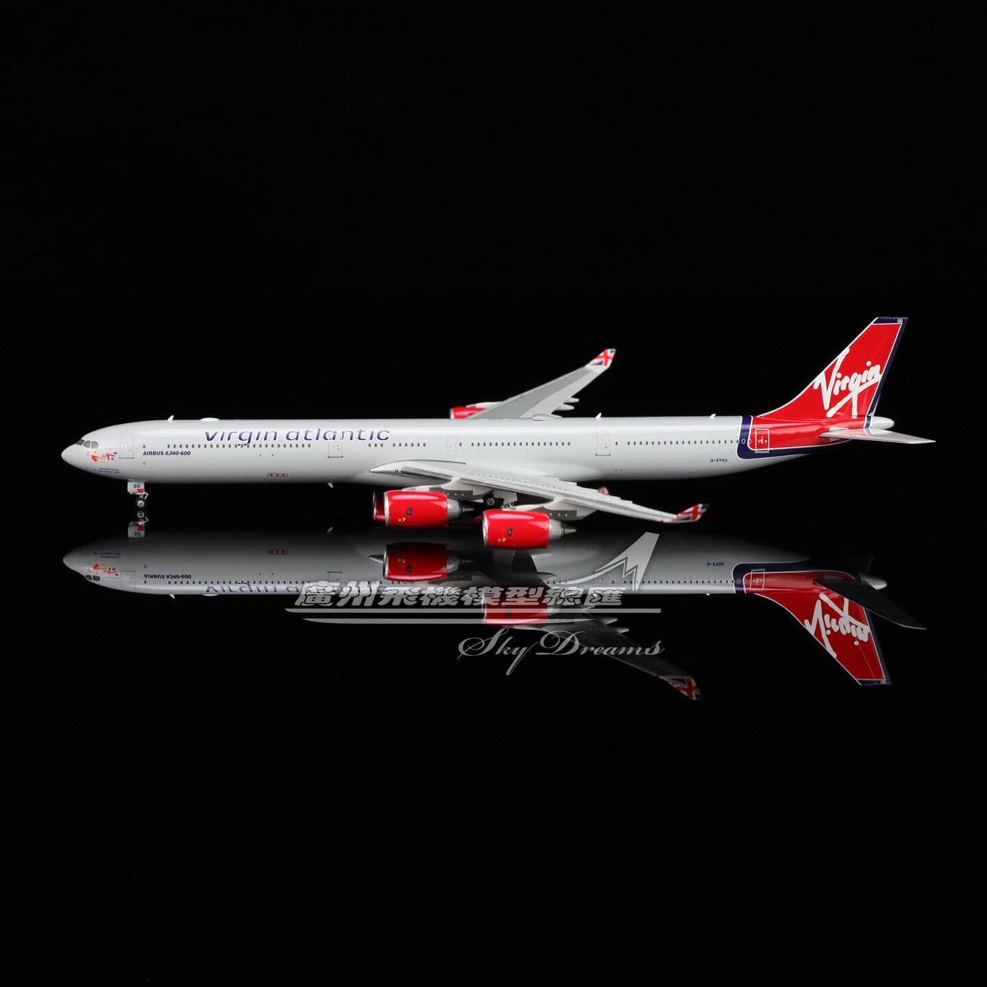 1:400 Phoenix Virgin atlantic AIRBUS A340-600 Plane Diecast Aircraft Model