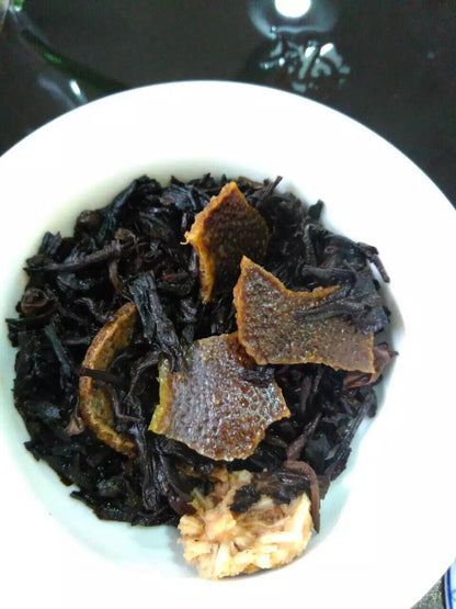 Aged Orange Puer Tea 312 Jujube Fragrance Xinhui Chenpi Pu'er Cooked Loose Tea
