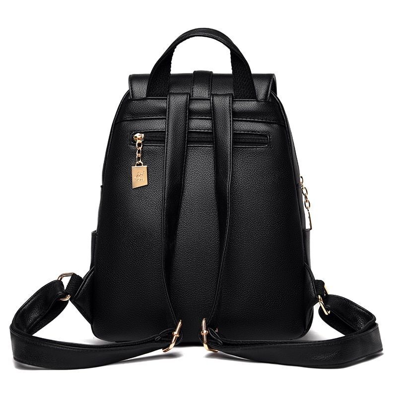 Summer Leather Backpacks Shoulder Bags Traveling Purse School Bags 1 PC Backpack