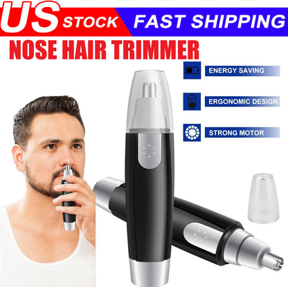 Electric Nose Ear Hair Trimmer Face Eyebrow Mustache Beard Shaver Clipper Unisex