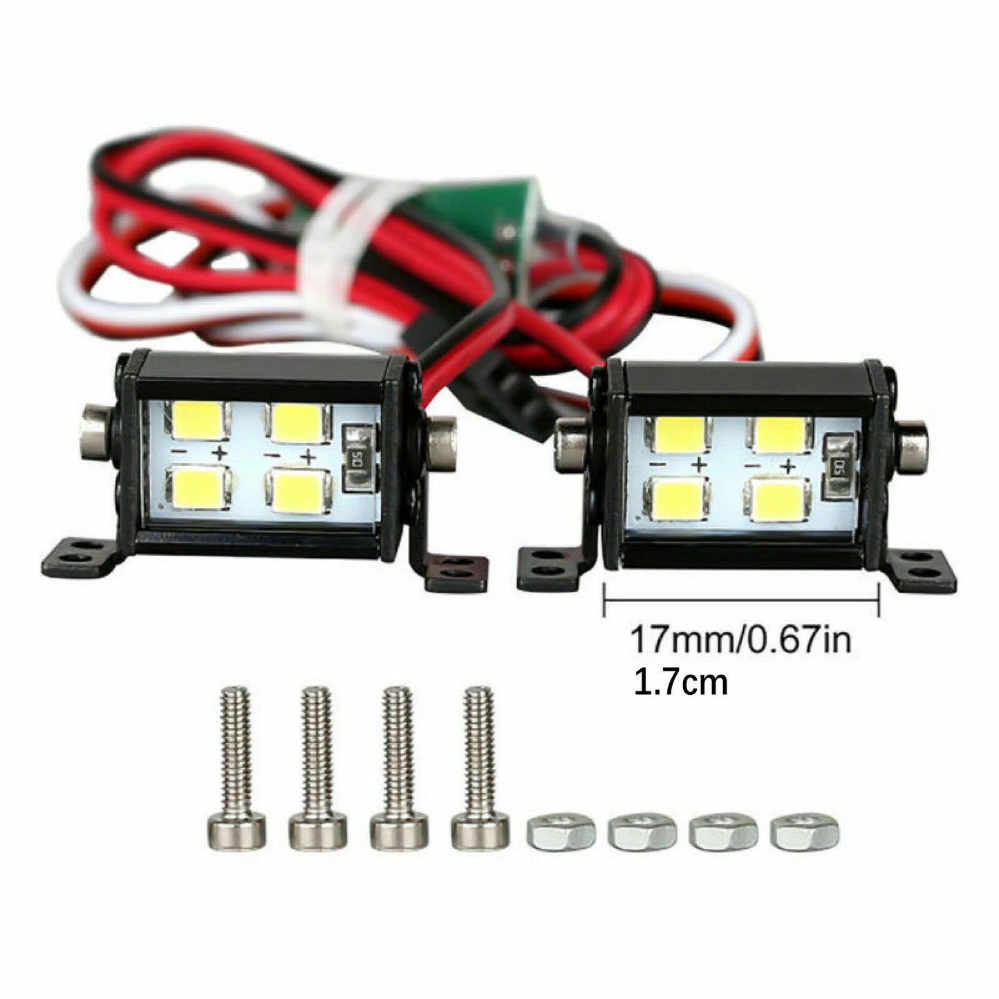 Roof Lamp Light Spotlight For Axial SCX10 D90 90048 For Traxxas TRX4 1/10 RC Car