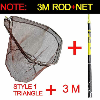 Fishing Net High Quality Landing Foldable Collapsible Telescopic Handle Durable