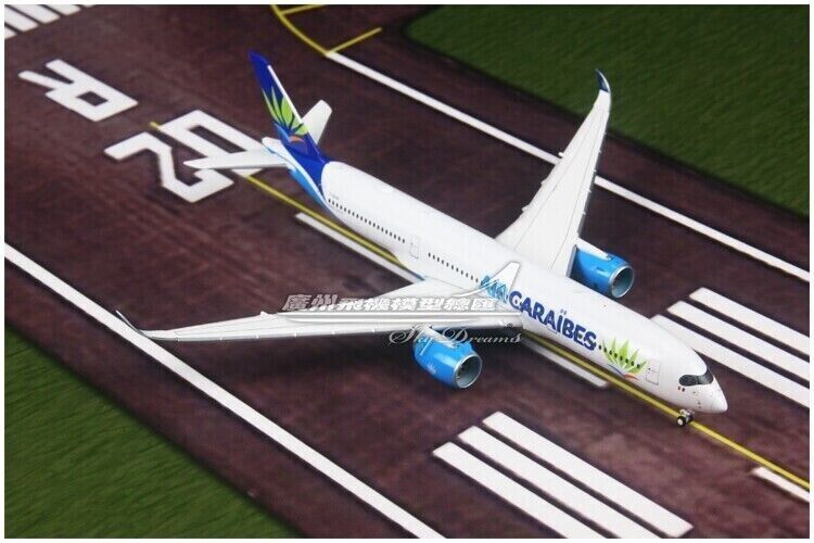1:400 JC Wings AIR CARAIBES AIRBUS A350-900 Airplane Flap Down Diecast Model