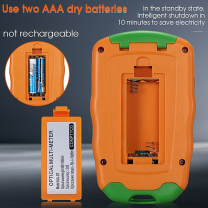 AUA-D7 Handheld Fiber mini Optical Power Meter with LED Lighting -70+10dBm