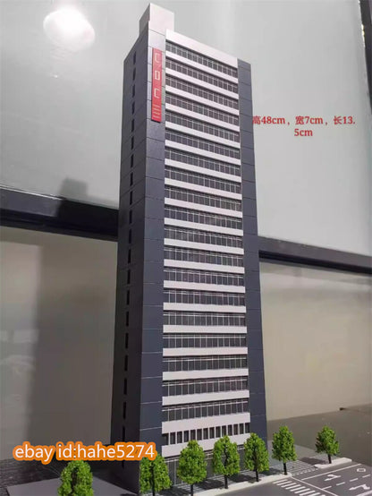1/150 Building Model Morden Office Building Scene Architecture Assembled