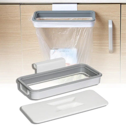 Base Sujetador Con Tapa Elimina Olores Bolsa Portatil De Plastico Colgar Basura