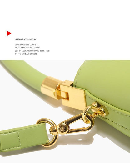 Strap Bag One Shoulder Handbag Crossbody Purse Elegant Shell Shaped 21*14*7*12CM