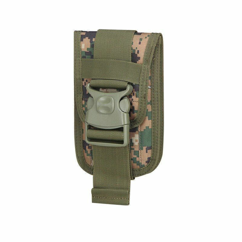 Tactical Phone Holder Outdoor Belt Waist Bag Utility Vest Multifunction Nylon