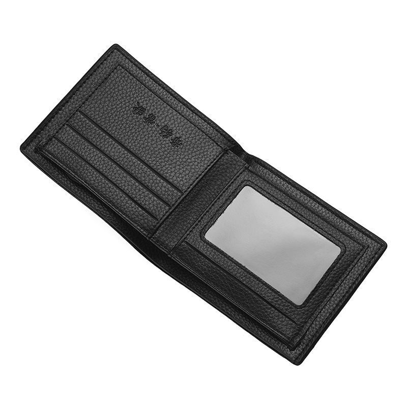 Synthetic Leather Billfold Wallet Short Slim Purse Credit Card Thin Bags Pouch
