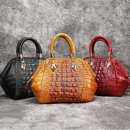 Retro Small Bag Genuine Leather Shoulder Crossbody Bag Handbag Purses Shell 1 PC