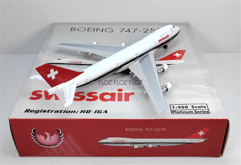 Phoenix Swissair for Boeing B747-200 HB-IGA 1/400 Aircraft Pre-built Model