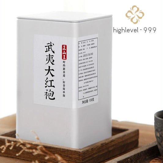 130g Authentic Wuyi Da Hong Pao Special Grade Strong Aroma Type Black Tea