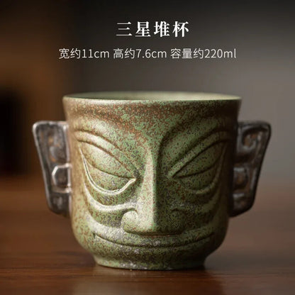 Kiln Change Coarse Pottery Handmade Beauty Tea Cup Ceramic Tea Accessories