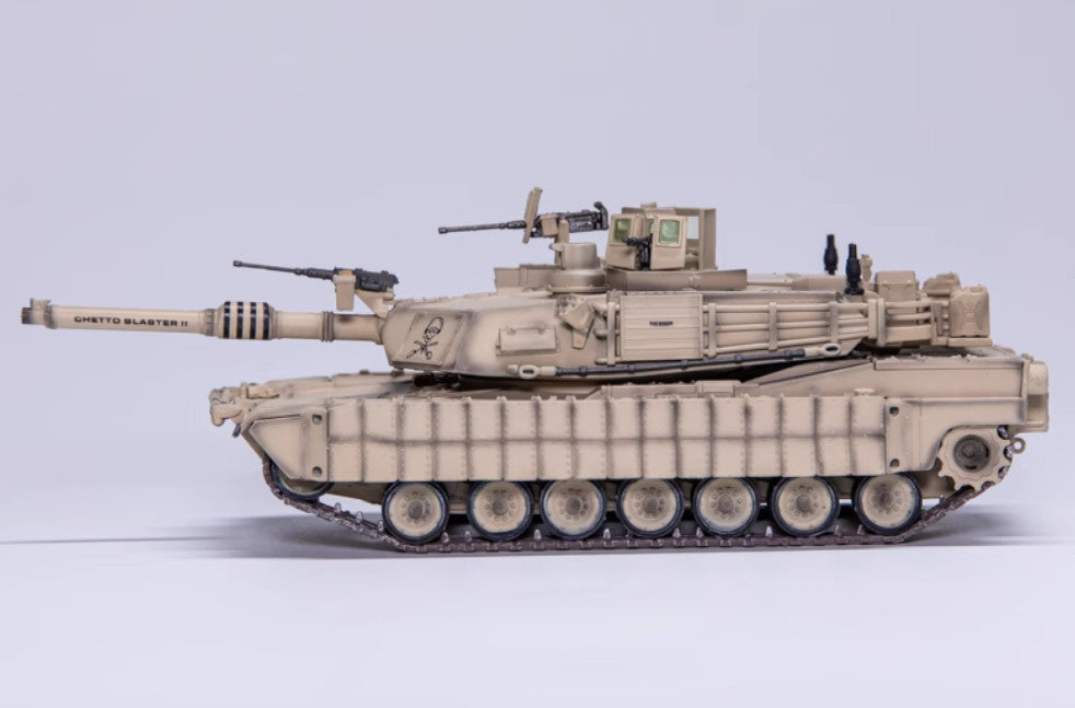 1/72 Panzerkampf US M1A2 TUSK1 AbramsM1 Main Battle Tank Sand Finished Model