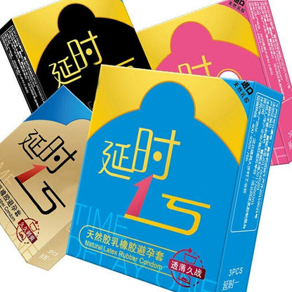 Latex Condoms For Men 3D/5D Spike Dotted Ribbed G-Spot Contraceptive Condoms