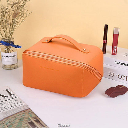 Big Traveling Makeup Bags Synthetic Cosmetic Pouch Toiletry Organizer Waterproof