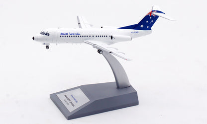 1:200 InFlight Ansett Australia Fokker F-28-4000 Passenger Plane Diecast Model