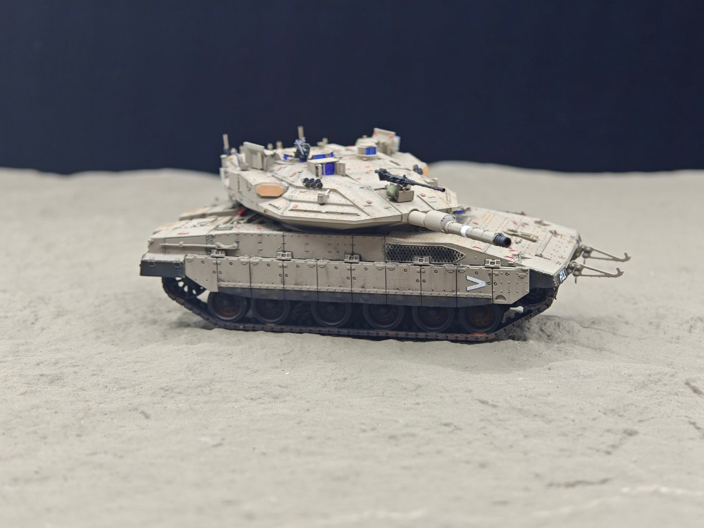 3D Printed 1/72 Israel Mekawa 4M Main Battle Tank Finished Product