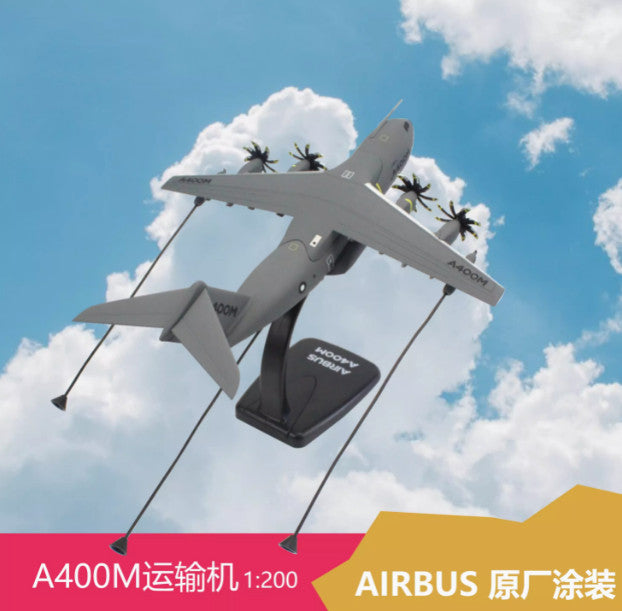 1:200 21CM YRD AIRBUS A400M Airplane ABS Plastic Aircraft Transport Plane Model