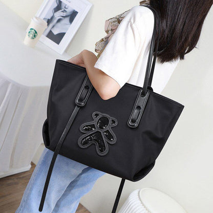 Women Handbag Single Shoulder Luxury Large Canvas Travel Tote Bag 18*27*27.5 CM