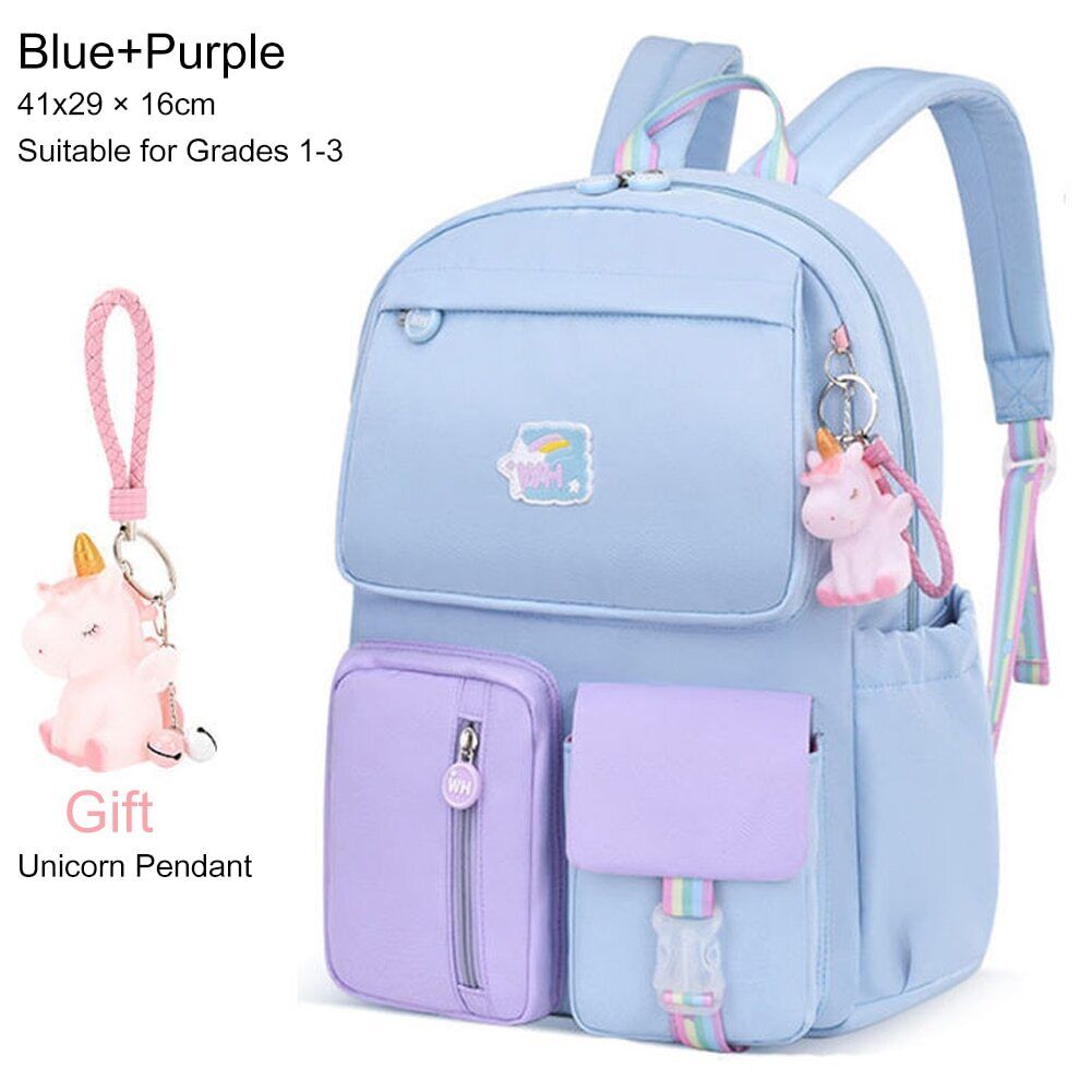 High School Girls Backpack School Bags Girls Pockets Women Backpack Book Bag