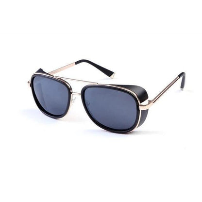 Men Retro Sunglasses Iron Man Tony Stark Vintage Eyeglasses Male Fashion Eyewear