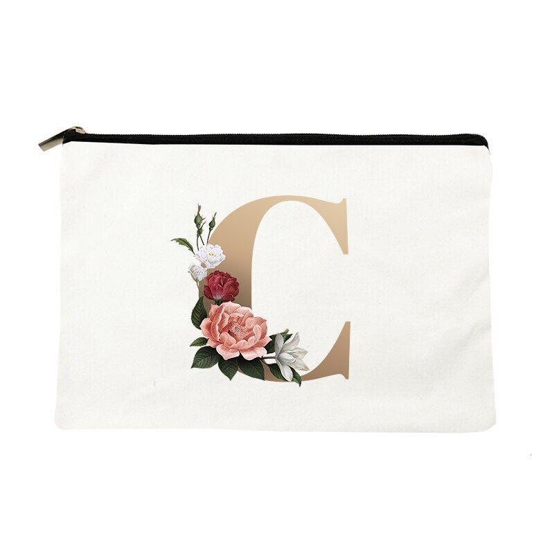 Makeup Bag Print Cosmetic Bags Bridal Party Bags Organizer Pouch Clutch Gift 1PC