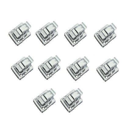10Pcs Stainless Fastener Toggle Latch Catch Case Suitcase Box Chests Trunk Lock