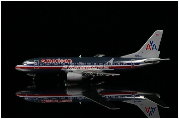 1:400 JC Wings American BOEING 737-300 Passenger Airplane Diecast Aircraft Model