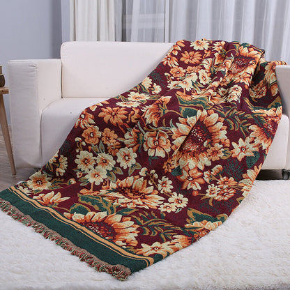 Universal Thick Cotton Sofa Throw Rug Couch Lounge Sofa Blanket Bed Sheet