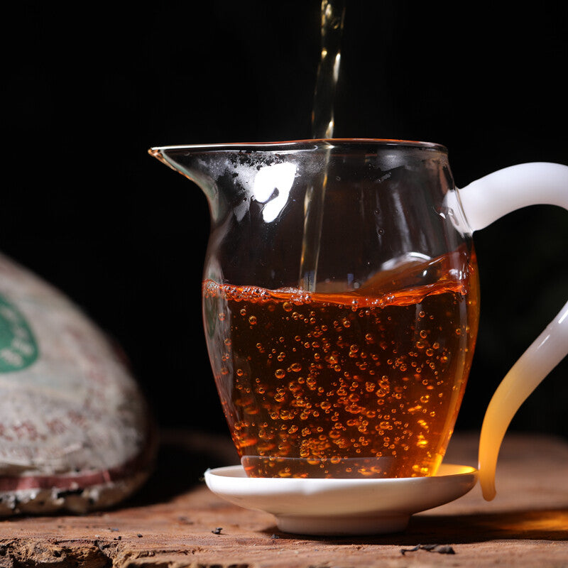 YUNNAN YIN HAO BING CHA * 2005 Puwen YUNYA Old Pu'er Tea Raw Cake 400g -