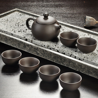 Handmade Drinkware China Kung Fu Purple Sand Teapot Tea Set Ceramic Teapot Cup
