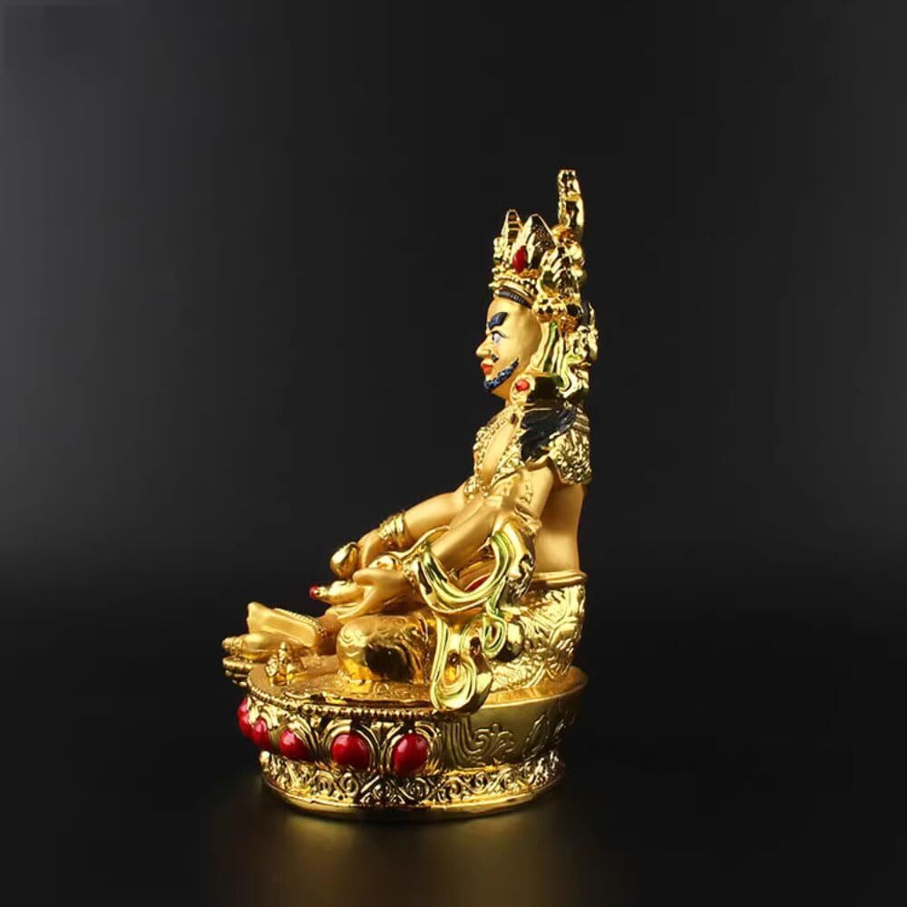 14.5cm Resin Small Bodhisattva Buddha Statue Auspicious Handicraft Home Design