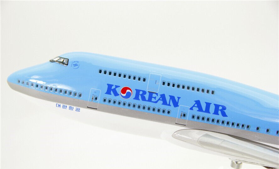 47CM 1:150 KOREAN AIR BOEING 747-400 Passenger Airplane Resin Aircrarft Model
