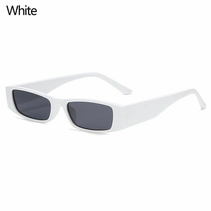 Sunglasses Vintage Retro Small Frame Rectangle Square Narrow Eyewear UV400 26MM