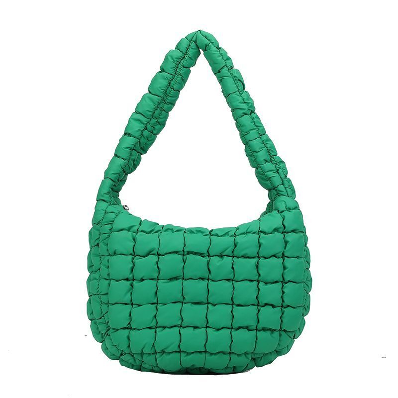 Leisure Personalized Shoulder Bag Pleated Cloud Soft Handbag Large Underarm Bag