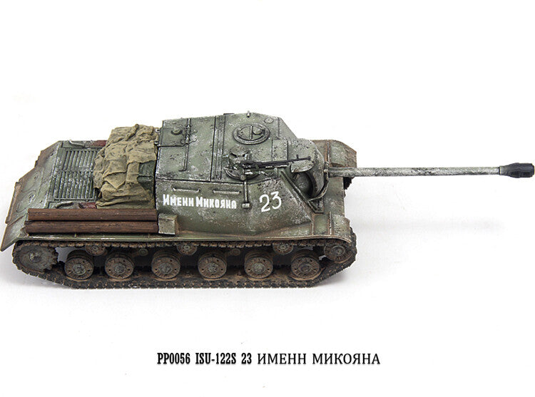 1/72 Su 122 tank destroyer Model ISU-122S 23