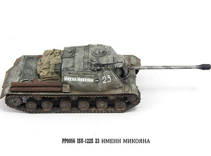 1/72 Su 122 tank destroyer Model ISU-122S 23