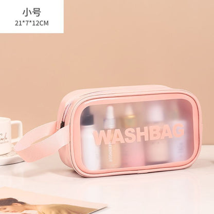 Transparent PVC Storage Bags Travel Organizer Makeup Bag Cosmetic Case Toiletry
