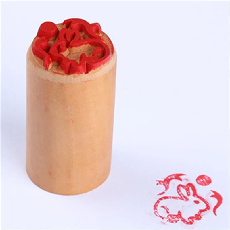 Pottery Stamp Clay Wooden Modeling Textured Pattern Ceramic Embossing Seal Tools