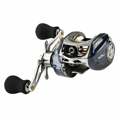 Baitcasting Fishing Reel Equipped Strands Line Braking Power Quality Ultra Light