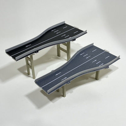 1/64 /150 Scale Diorama City Highway Street Road Bridge Model Scene Viaduct Toys