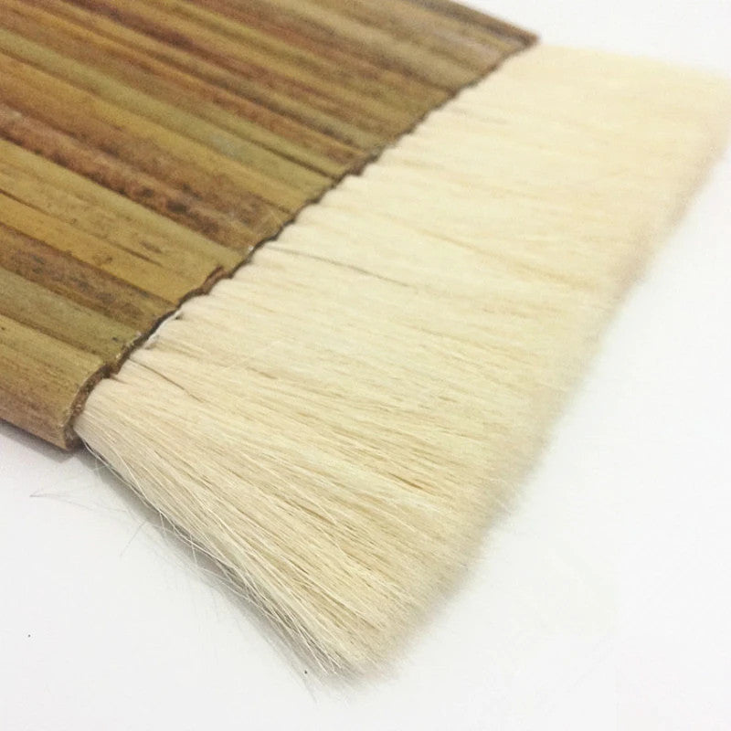 Soft Fleece Line Brush Painting Installation Brush Scrub Brush Bamboo Paint Brush -