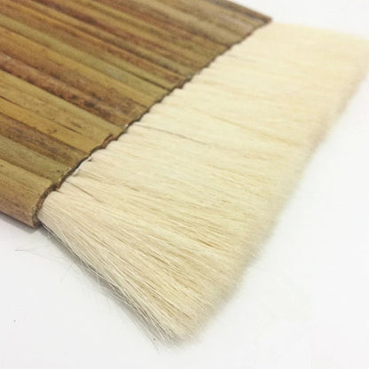 Soft Fleece Line Brush Painting Installation Brush Scrub Brush Bamboo Paint Brush -